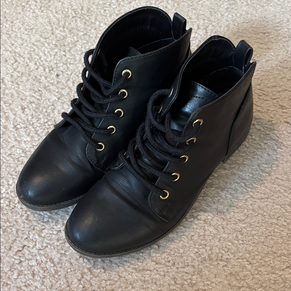 Kohl's Black Ankle Boots